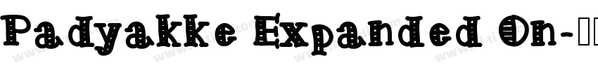 Padyakke Expanded On字体转换